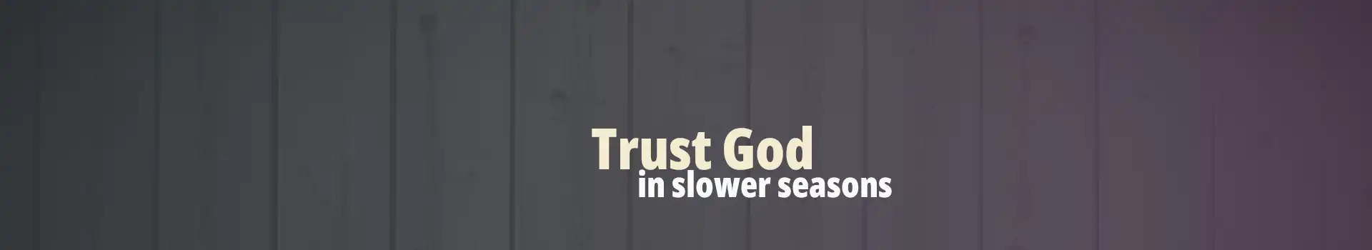 This is why understanding waiting on God matters so deeply.