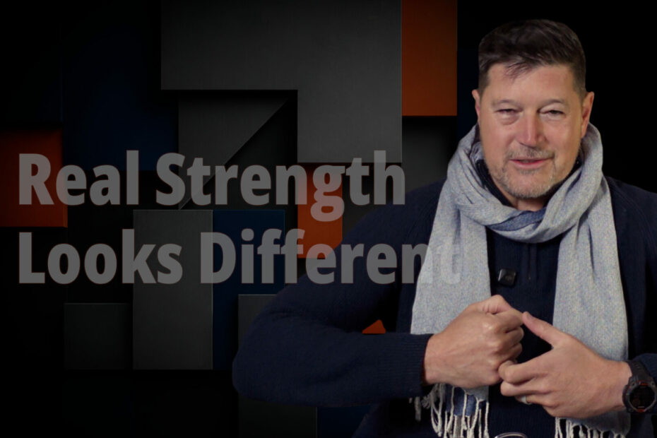 Strength in Weakness featured image with Christian life coach and message about discovering real spiritual strength